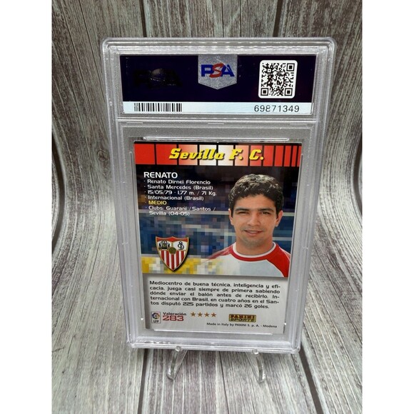 2004 PANINI SPORTS RENATO Florencio MEGA CRACKS #283 PSA Nm 7 Sevilla Fc - Picture 10 of 10